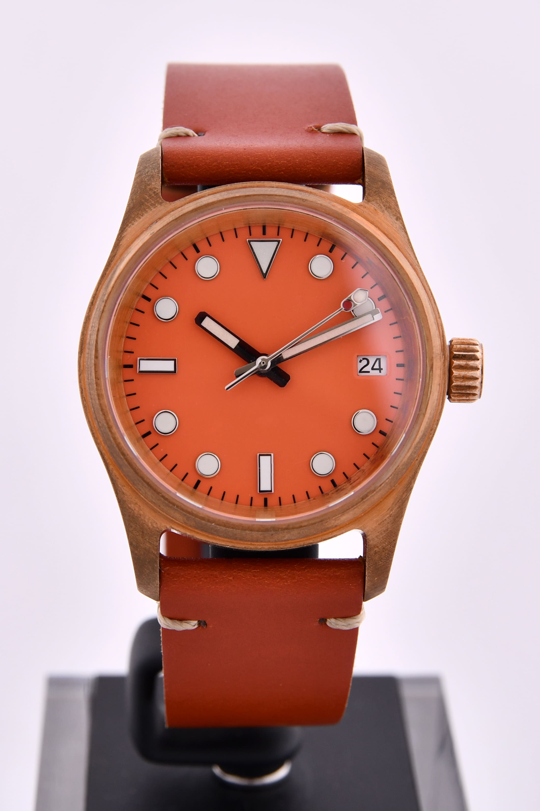 Montre automatique - boitier bronze